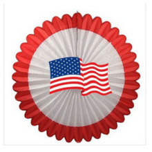 2015 New Design 27 Inch USA Flag Deluxe Fan